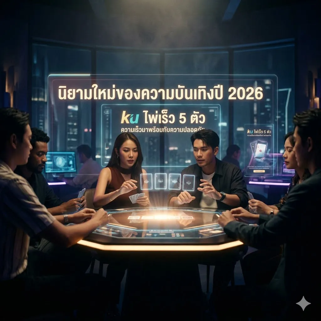 ku ไพ่เร็ว 5 ตัว: นิยามใหม่ของความบันเทิงปี 2026 ที่ความเร็วมาพร้อมกับความปลอดภัย